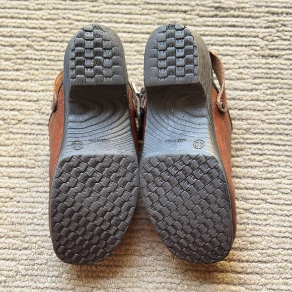 Ana Tech Clogs Women's Size 9/9.5 Brown Slingback 40 EU Comfort Shoes - Picture 3 of 9